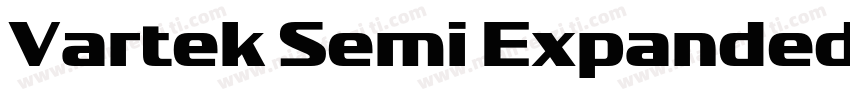 Vartek Semi Expanded Medium字体转换